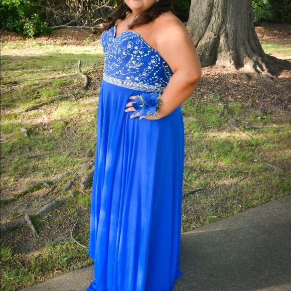 Plus Sized Prom Dress - Picture 3 of 3